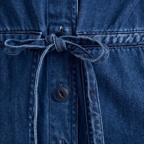 Madewell Blue Denim Jumpsuit - Picture 4 of 8